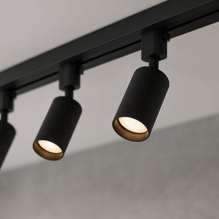 Точковий світильник у шинній системі TIGER 3xGU10/10W/230V чорний