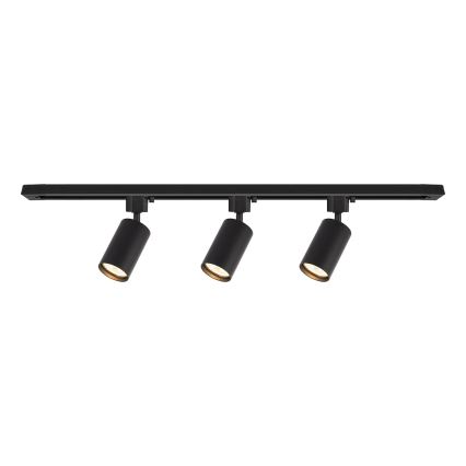 Точковий світильник у шинній системі TIGER 3xGU10/10W/230V чорний