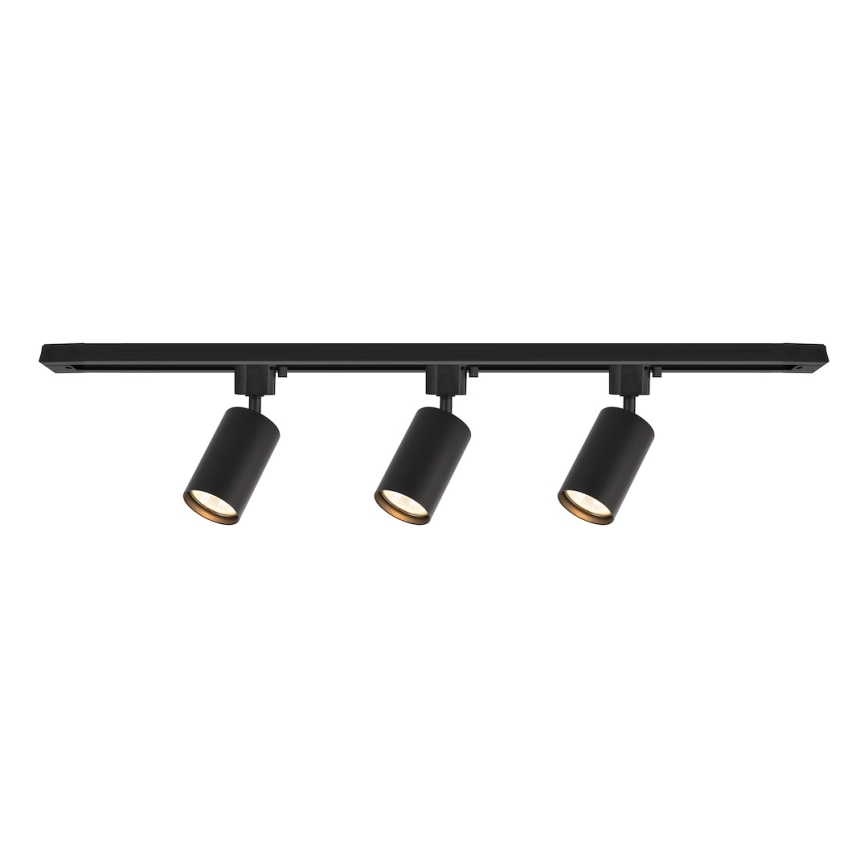 Точковий світильник у шинній системі TIGER 3xGU10/10W/230V чорний