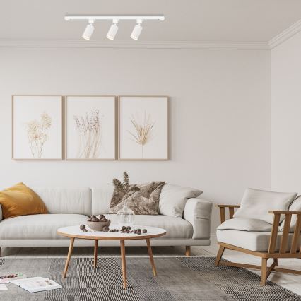 Точковий світильник у трековій системі TIGER 3xGU10/10W/230V білий