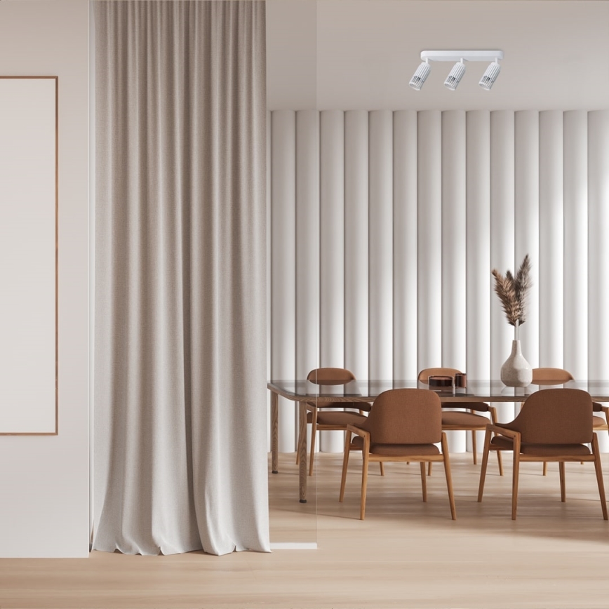 Точковий світильник VERTICAL 3xGU10/8W/230V білий