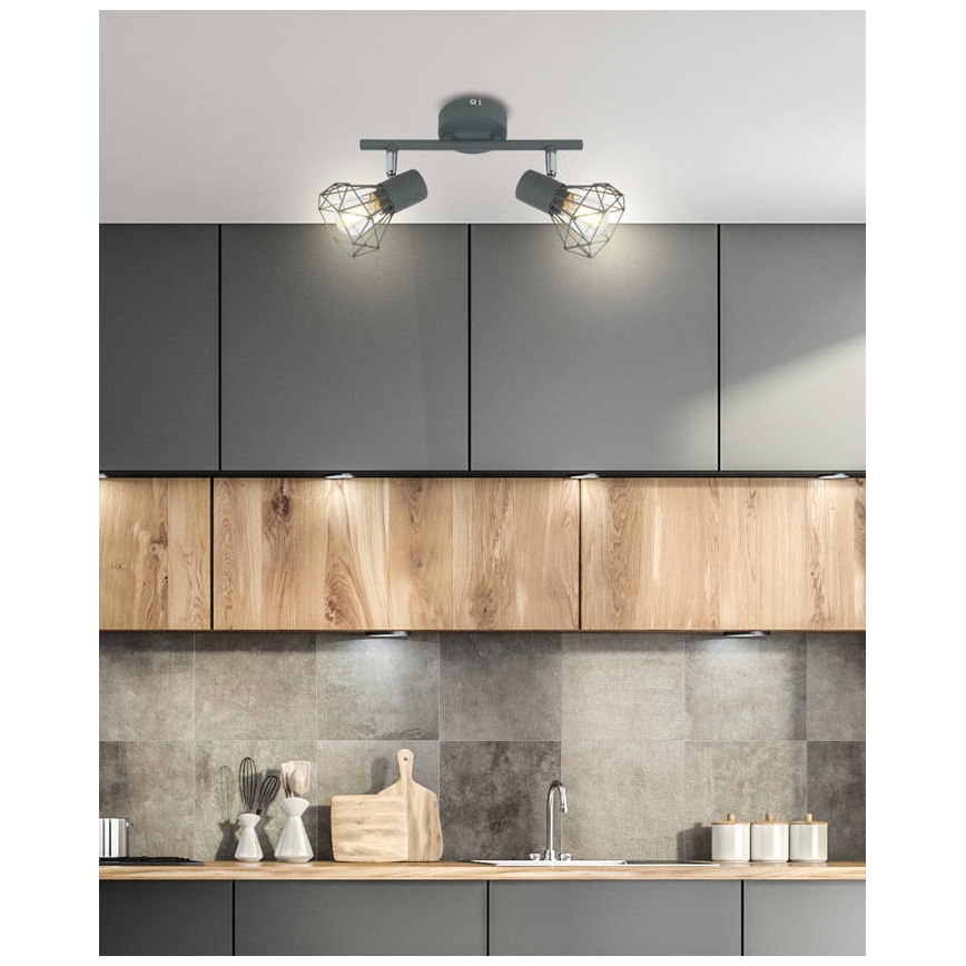 Точковий світильник VERVE 2xE14/40W/230V