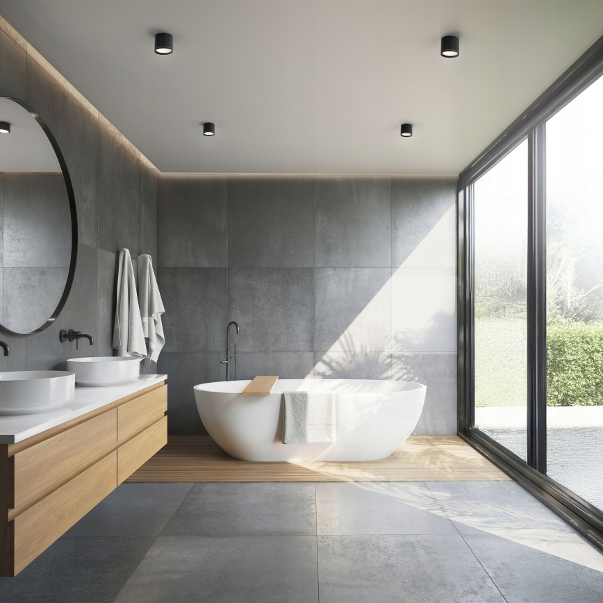 Точковий світильник VIVO 1xGX53/10W/230V 6 см чорний