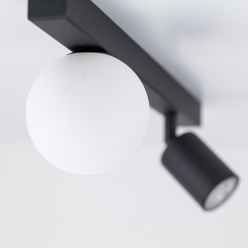 Точковий світильник VOX 1xG9/8W/230V + 1xGU10/10W чорний