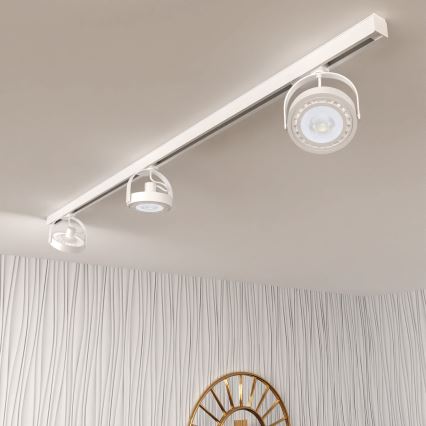 Точковий світильник з трековою системою LUGAR AR111 3xGU10/25W/230V білий