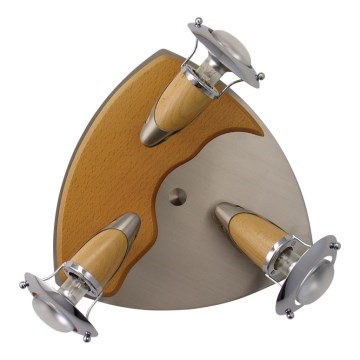 Точковий світильник ZEUS 3xE14/40W/230V каучук