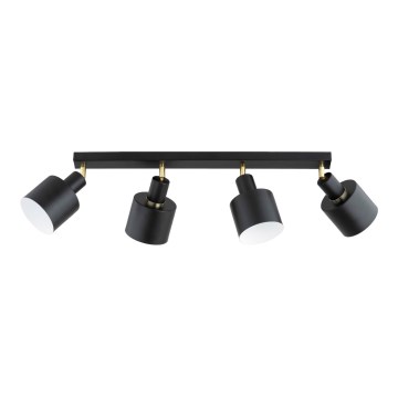 Точковий світильник ZORENA 4xE27/15W/230V чорний