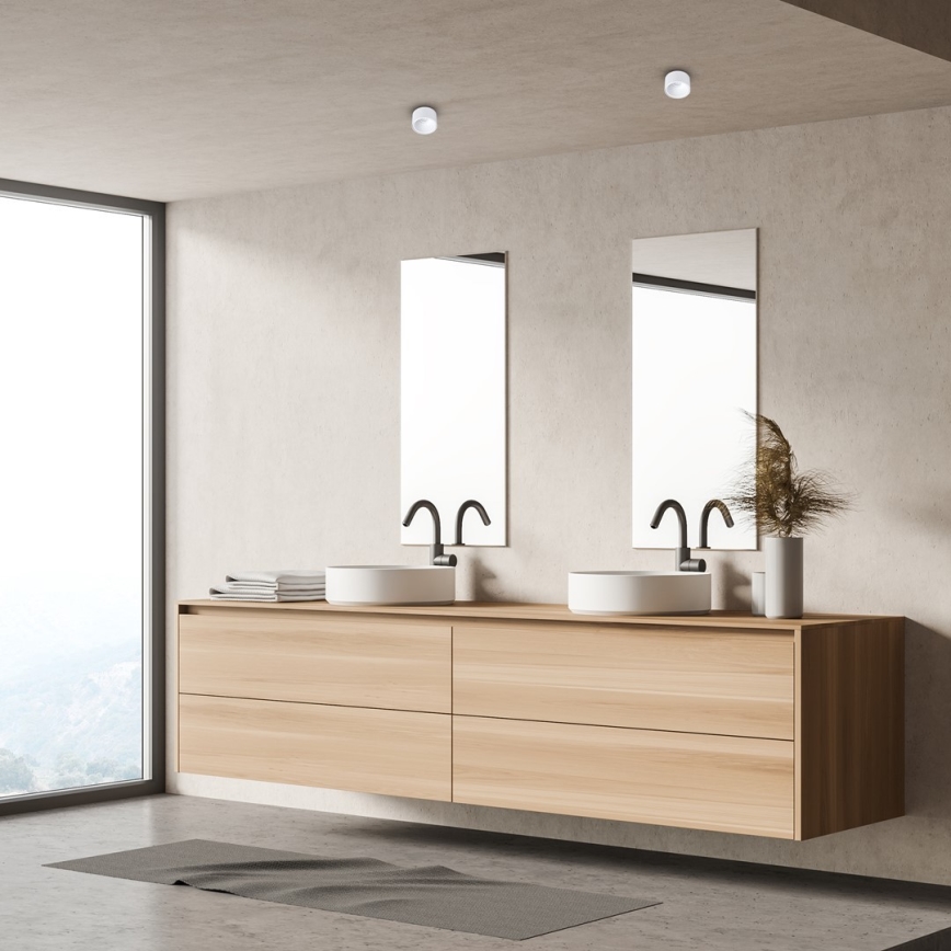 Точковий вбудований стельовий світильник BALI 1xGU5,3/MR16/25W/12V круглий білий