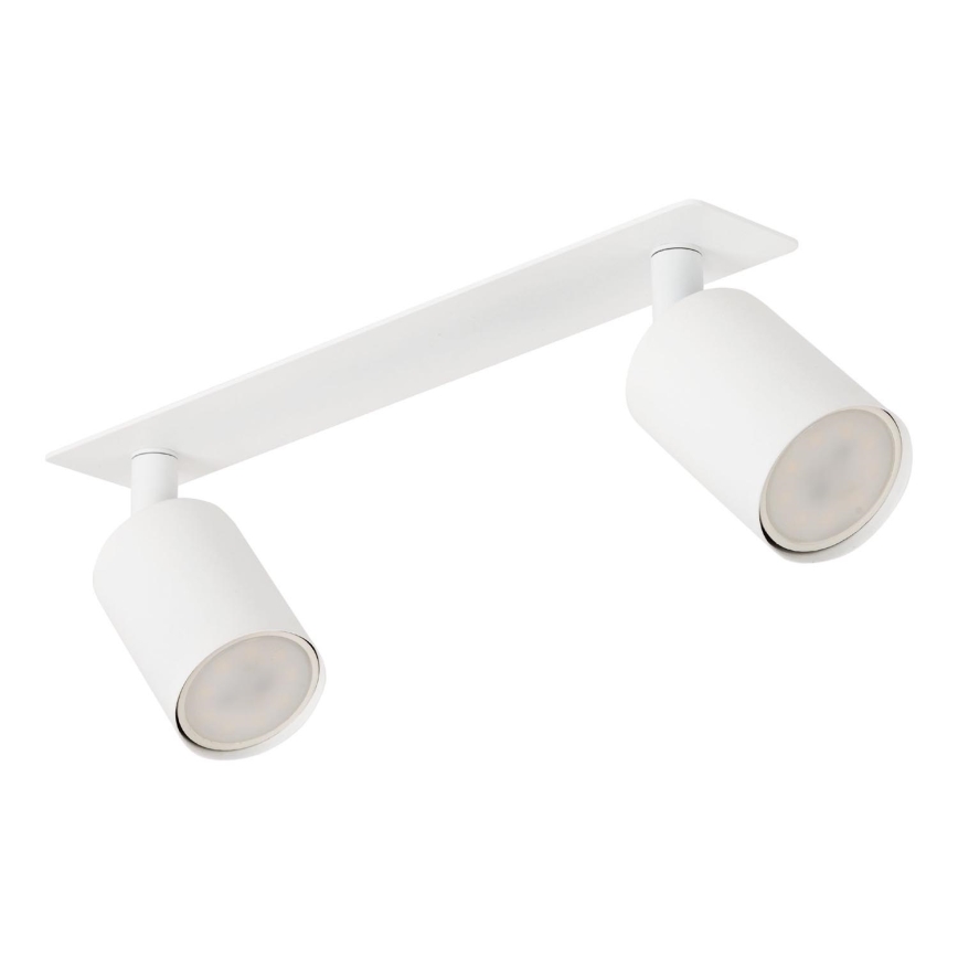 Точковий вбудований стельовий світильник NEX 2xGU10/10W/230V білий