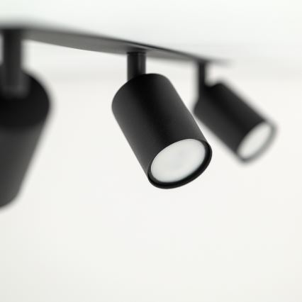 Точковий вбудований стельовий світильник NEX 3xGU10/10W/230V чорний