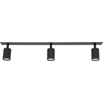 Точковий вбудований стельовий світильник NEX 3xGU10/10W/230V чорний