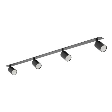 Точковий вбудований стельовий світильник NEX 4xGU10/10W/230V чорний