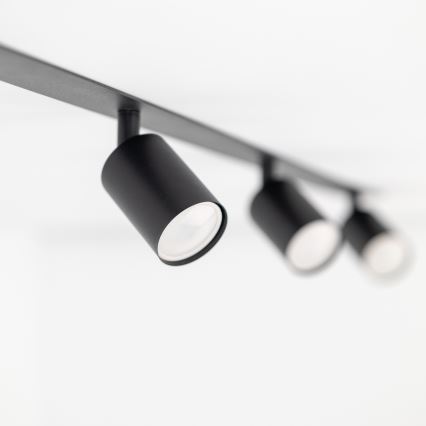 Точковий вбудований стельовий світильник NEX 4xGU10/10W/230V чорний