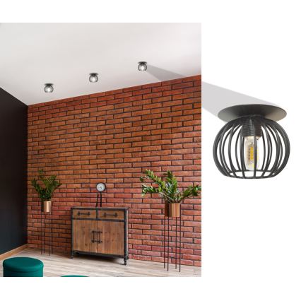 Точковий вбудований стельовий світильник SK 93 1xG9/40W/230V чорний