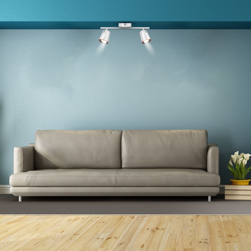 Точковий LED світильник 2xLED/5W/230V 3000K білий