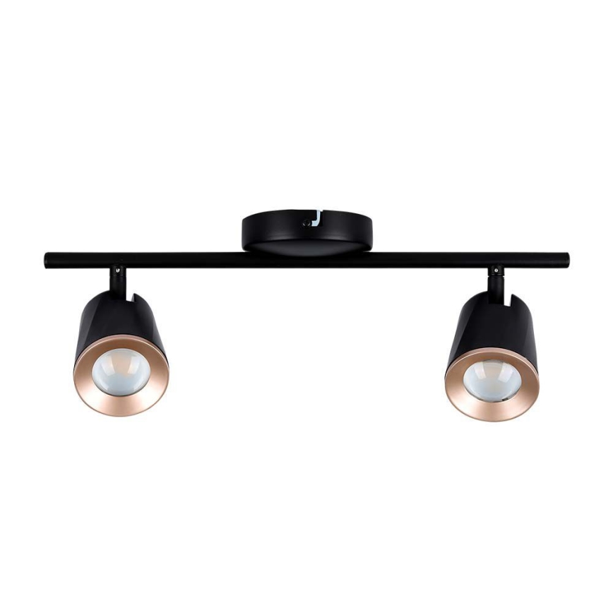 Точковий LED світильник 2xLED/5W/230V 3000K чорний