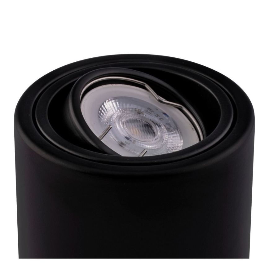 Точковий LED світильник TUBA 1xGU10/5W/230V 4000K чорний