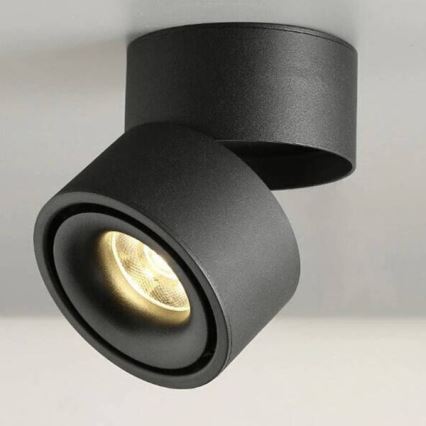 Точковий LED світильник з регулюванням яскравості LAHTI LED/13,5W/230V 3000K CRI 90 чорний