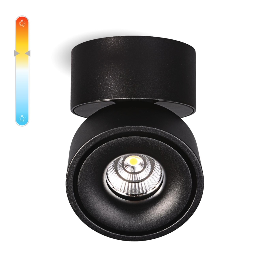 Точковий LED світильник з регулюванням яскравості LAHTI LED/13,5W/230V 3000K CRI 90 чорний