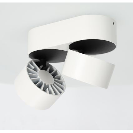 Точковий LED світильник з регулюванням яскравості LAHTI MINI 2xLED/9W/230V 3000K CRI 90 білий