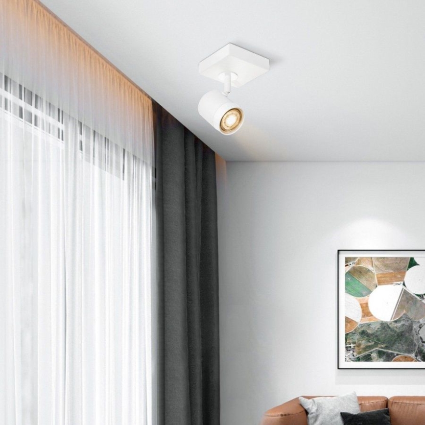 Точковий LED світильник з регулюванням яскравості MANU 1xGU10/5,8W/230V білий