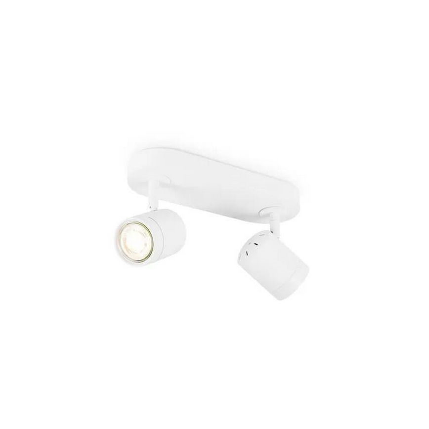 Точковий LED світильник з регулюванням яскравості MANU 2xGU10/5,8W/230V білий