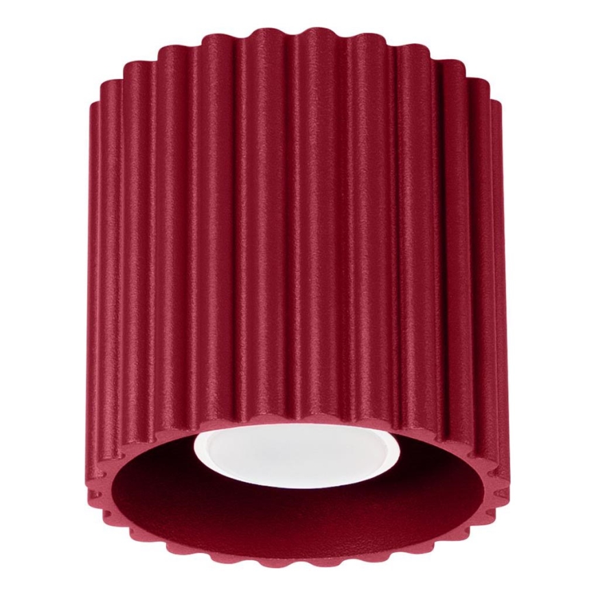 Точковий світильник AURA 1xGU10/10W/230V 10 см червоний