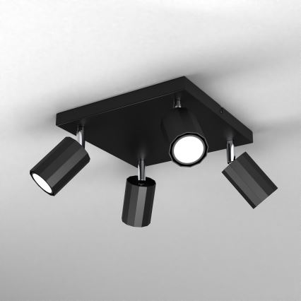 Точковий світильник BELLO 4xGU10/8W/230V чорний