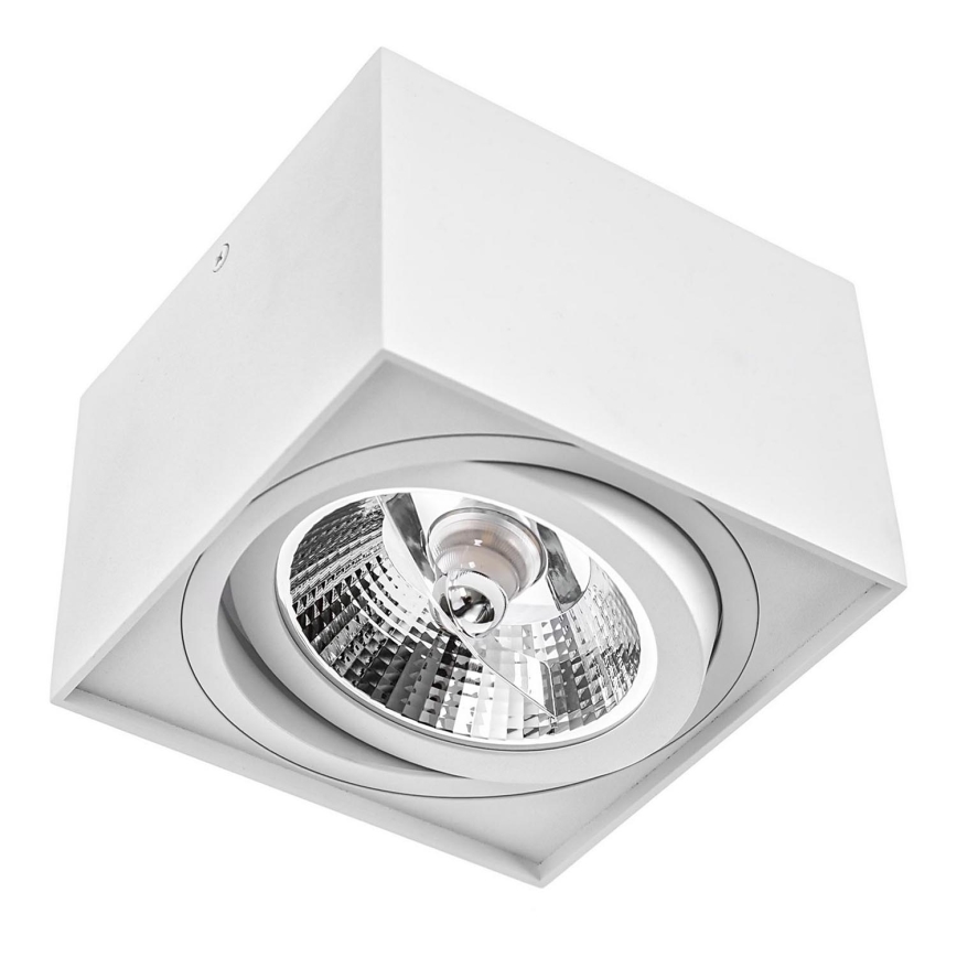 Точковий світильник CHLOE AR111 1xGU10/50W/230V квадратний білий