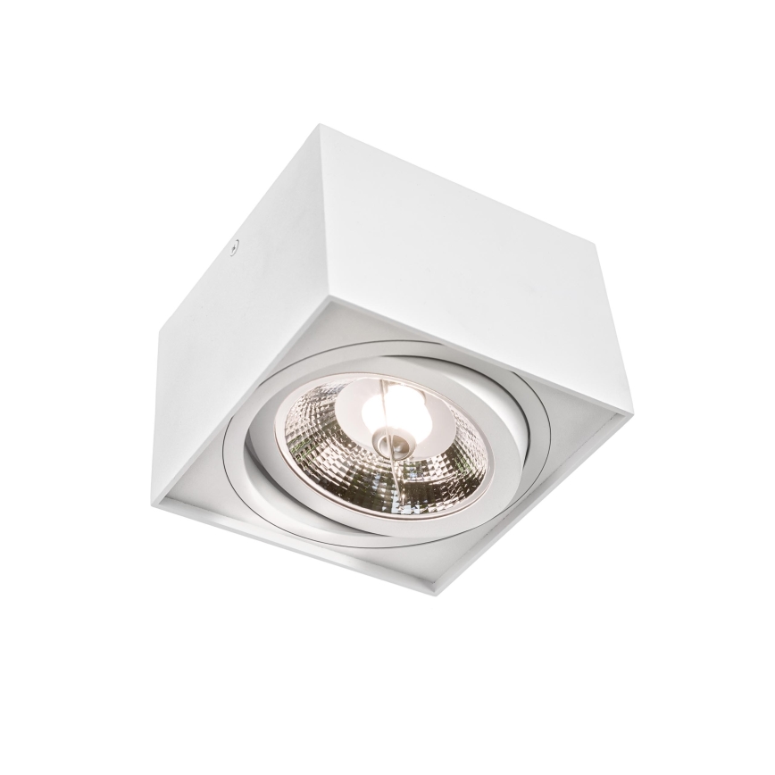 Точковий світильник CHLOE AR111 1xGU10/50W/230V квадратний білий