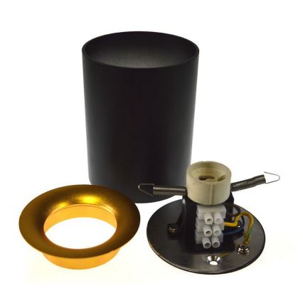 Точковий світильник CYRO 1xGU10/30W/230V чорна/золота