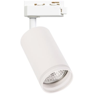 Точковий світильник для 1-фазної трекової системи PIPE 1xGU10/10W/230V білий