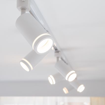 Точковий світильник до 1-фазної трекової системи JET RING 1xGU10/10W/230V білий
