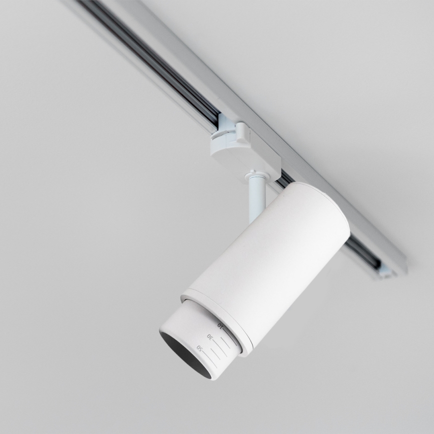 Точковий світильник для трекової системи MICA 1xGU10/25W/230V 1-фазний білий