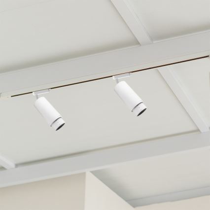 Точковий світильник для трекової системи MICA 1xGU10/25W/230V 1-фазний білий