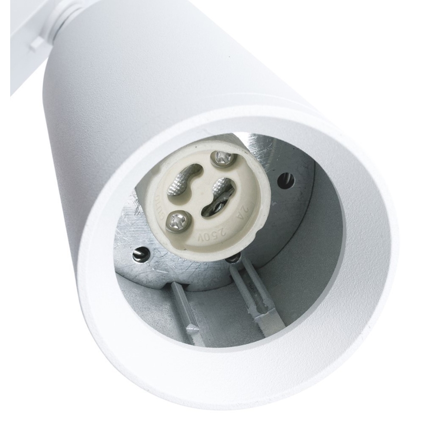 Точковий світильник для трекової системи MICA 1xGU10/25W/230V 3 фази білий