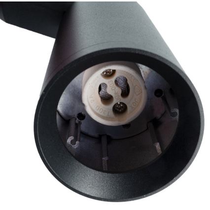 Точковий світильник для трекової системи MICA 1xGU10/25W/230V 3 фази чорний