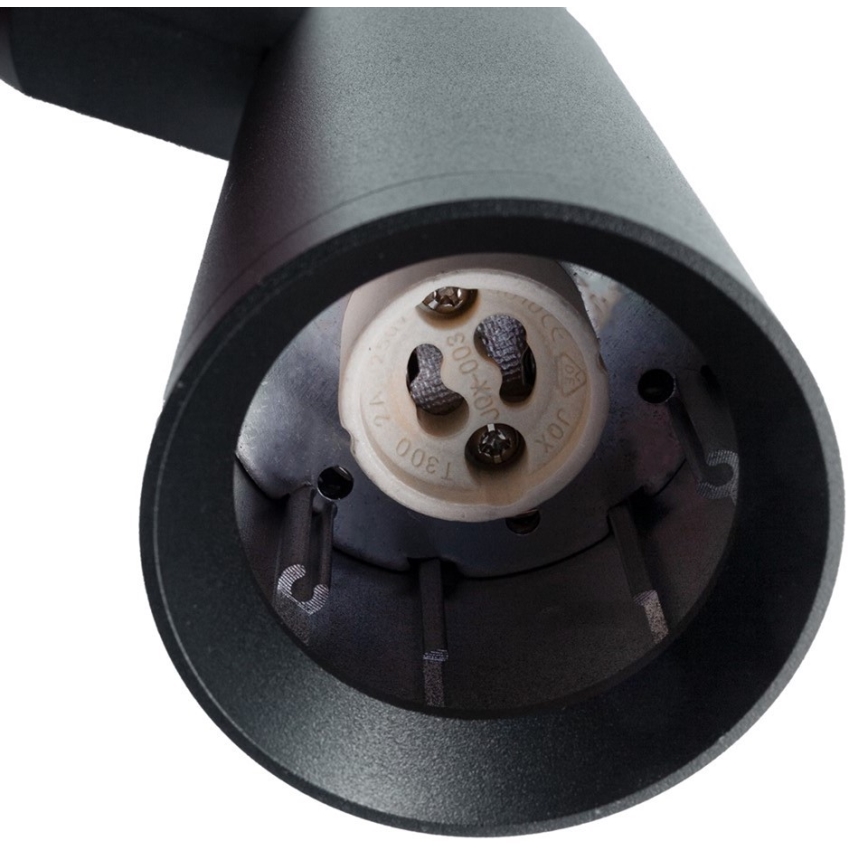 Точковий світильник для трекової системи MICA 1xGU10/25W/230V 3 фази чорний