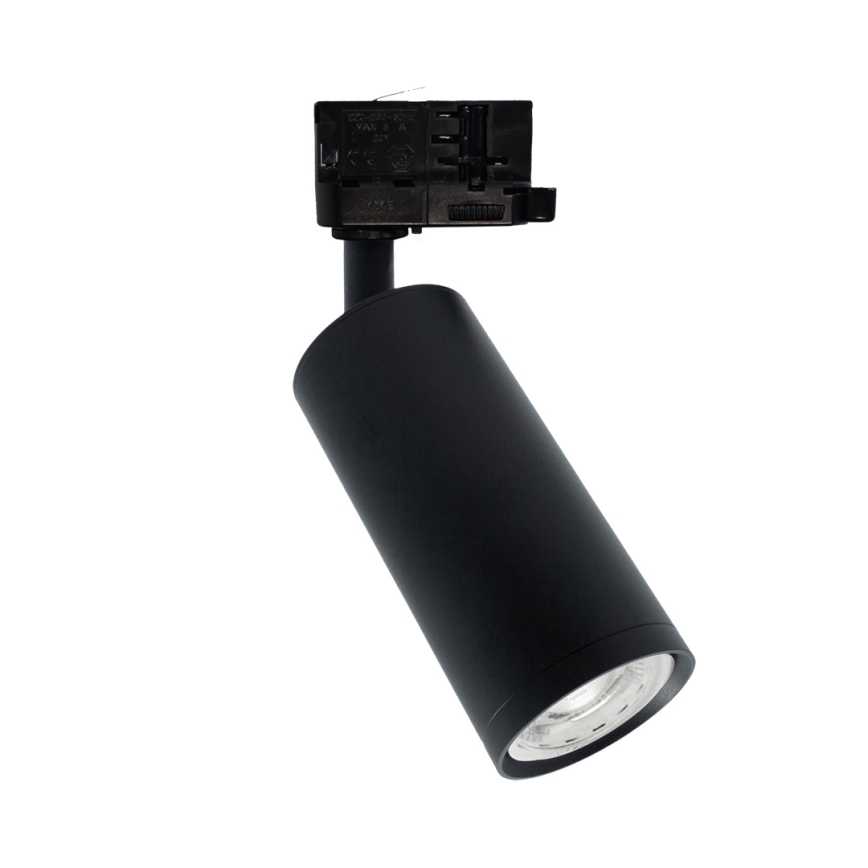 Точковий світильник для трекової системи MICA 1xGU10/25W/230V 3 фази чорний