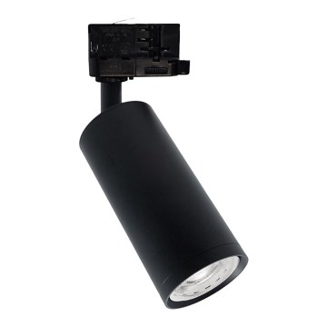 Точковий світильник для трекової системи MICA 1xGU10/25W/230V 3-fázové чорний