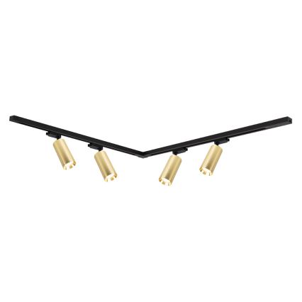 Точковий світильник для трекової системи MICA 4xGU10/10W/230V золотий/чорний