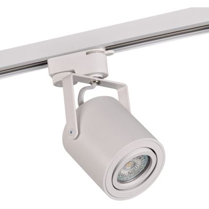 Точковий світильник для трекової системи MINOR 3xGU10/10W/230V + 1 м трекова система білий