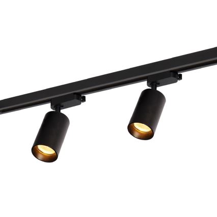 Точковий світильник для трекової системи PIPE 4xGU10/10W/230V чорний
