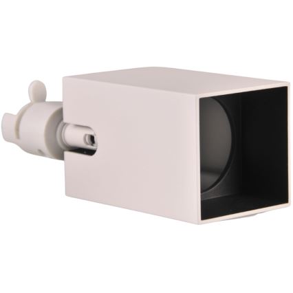 Точковий світильник для трекової системи SQUARE 3xGU10/10W/230V + 1 м трекова система білий
