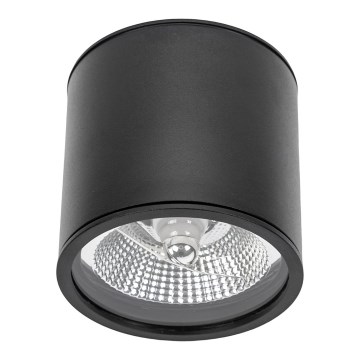 Точковий світильник для ванної кімнати CHLOE AR111 1xGU10/12W/230V IP65 круглий чорний