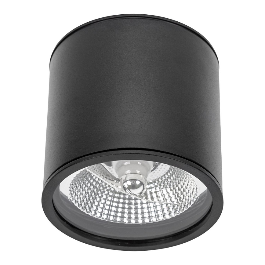 Точковий світильник для ванної кімнати CHLOE AR111 1xGU10/12W/230V IP65 круглий чорний