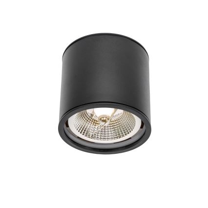 Точковий світильник для ванної кімнати CHLOE AR111 1xGU10/12W/230V IP65 круглий чорний
