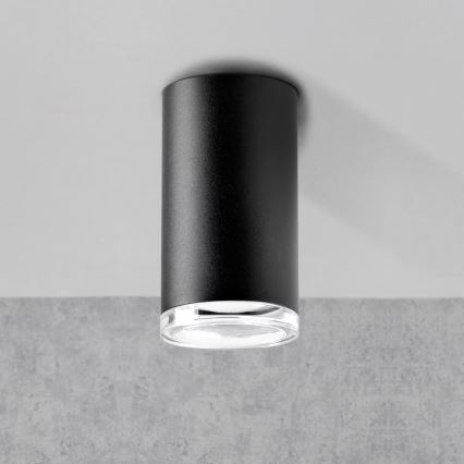 Точковий світильник для ванної кімнати TURYN 1xGU10/10W/230V IP44 чорний