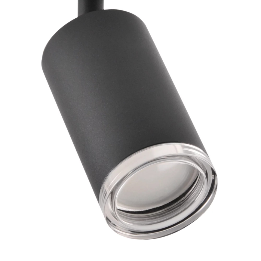 Точковий світильник для ванної кімнати TURYN 6xGU10/10W/230V IP44 чорний