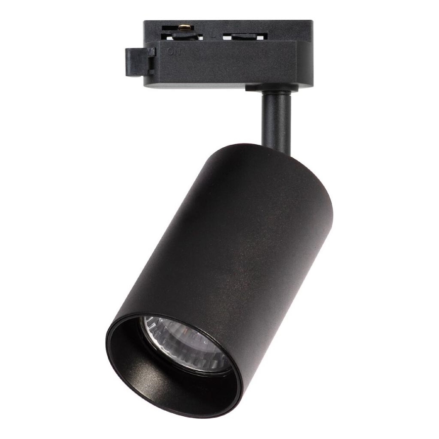Точковий світильник до 1-фазної рейкової системи PIPE 1xGU10/10W/230V чорний